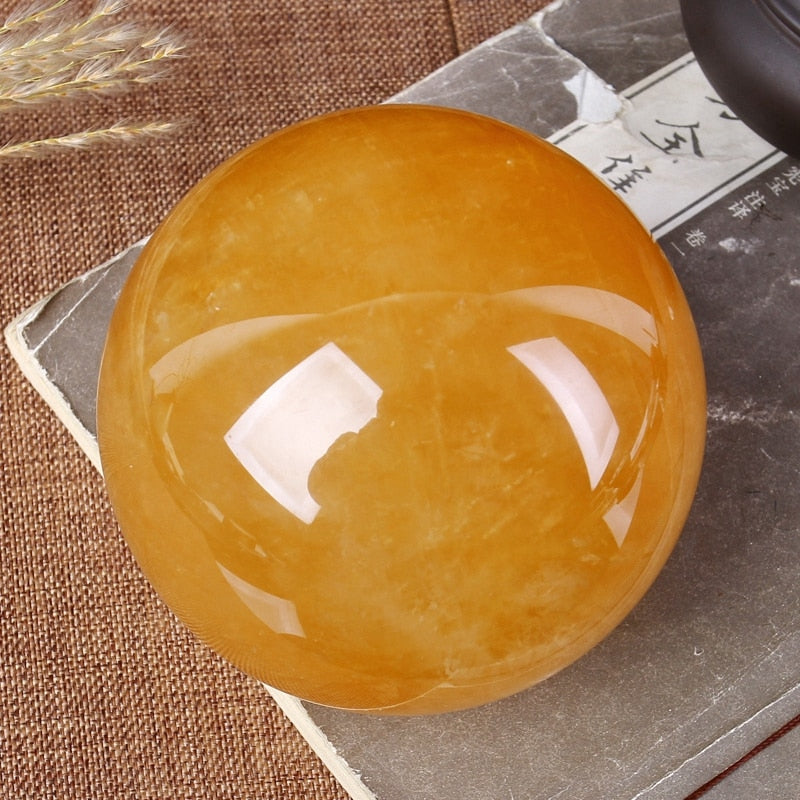 Healing Citrine Sphere Ball