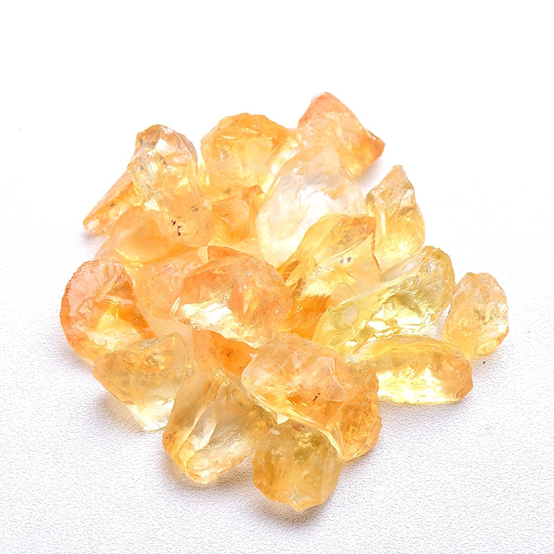 Natural Crystal Citrine Stone - Omamoristone お守り石