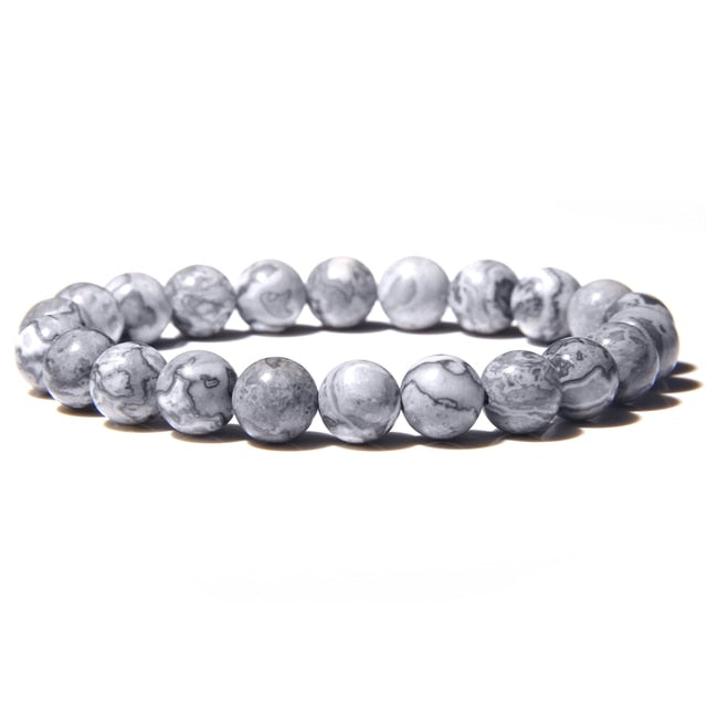 Natural Stone Beaded Energy Bracelet - Omamoristone お守り石