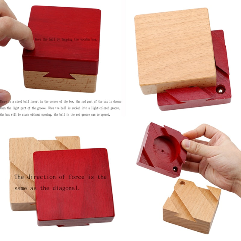 Creative Wooden Secret Box - Omamoristone お守り石