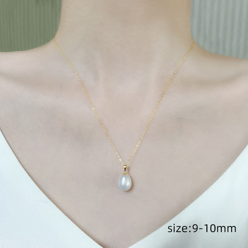 Freshwater Pearl 18k Gold Earrings - Omamoristone お守り石
