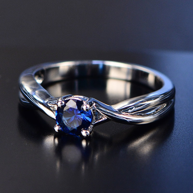 925 Silver Pink Sapphire/Emerald Ring - Omamoristone お守り石